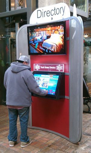 Smart Directory Outdoor Lcd Display Screen