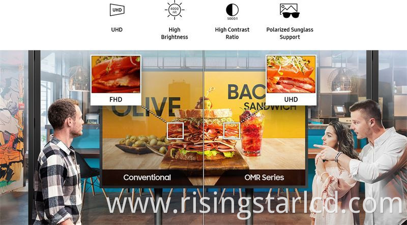 window digital signage window digital signage