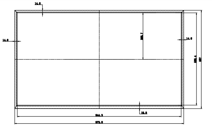 High brightness 43 Inch Outdoor LCD Screen