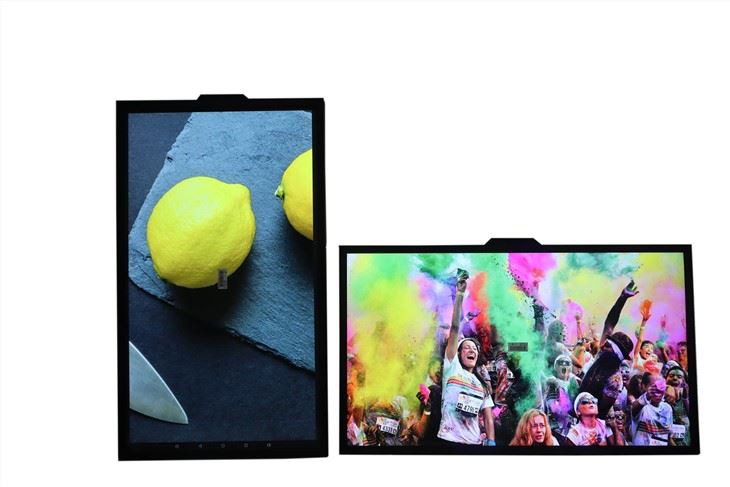 Semi-outdoor window facing LCD Display