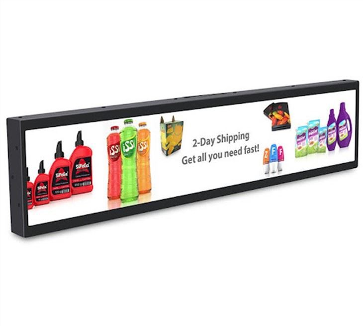 Stretched 47 Inch LCD Display For Train Station