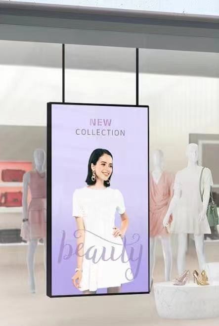 65 Inch High Bright LCD Window Screen